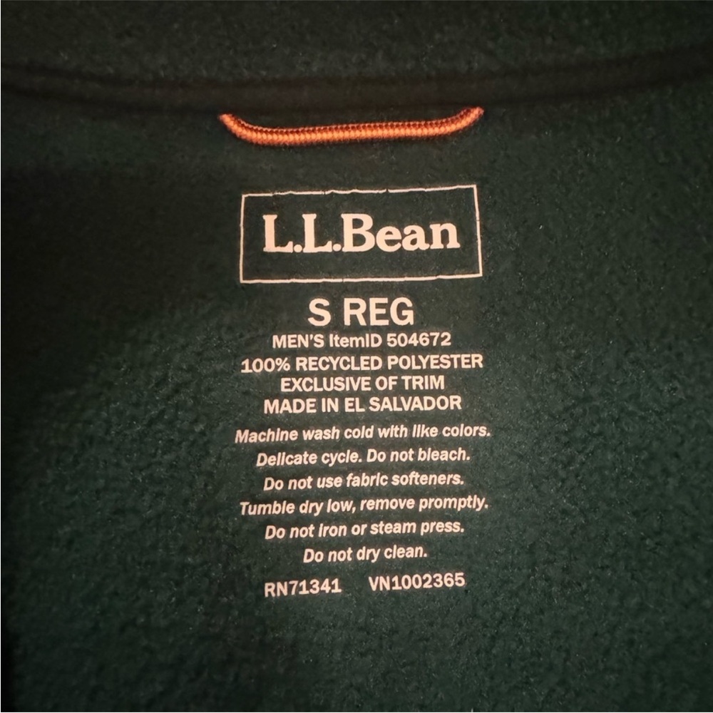 L.L.Bean Mountain Classic Fleece Vest - Picture 3 of 6